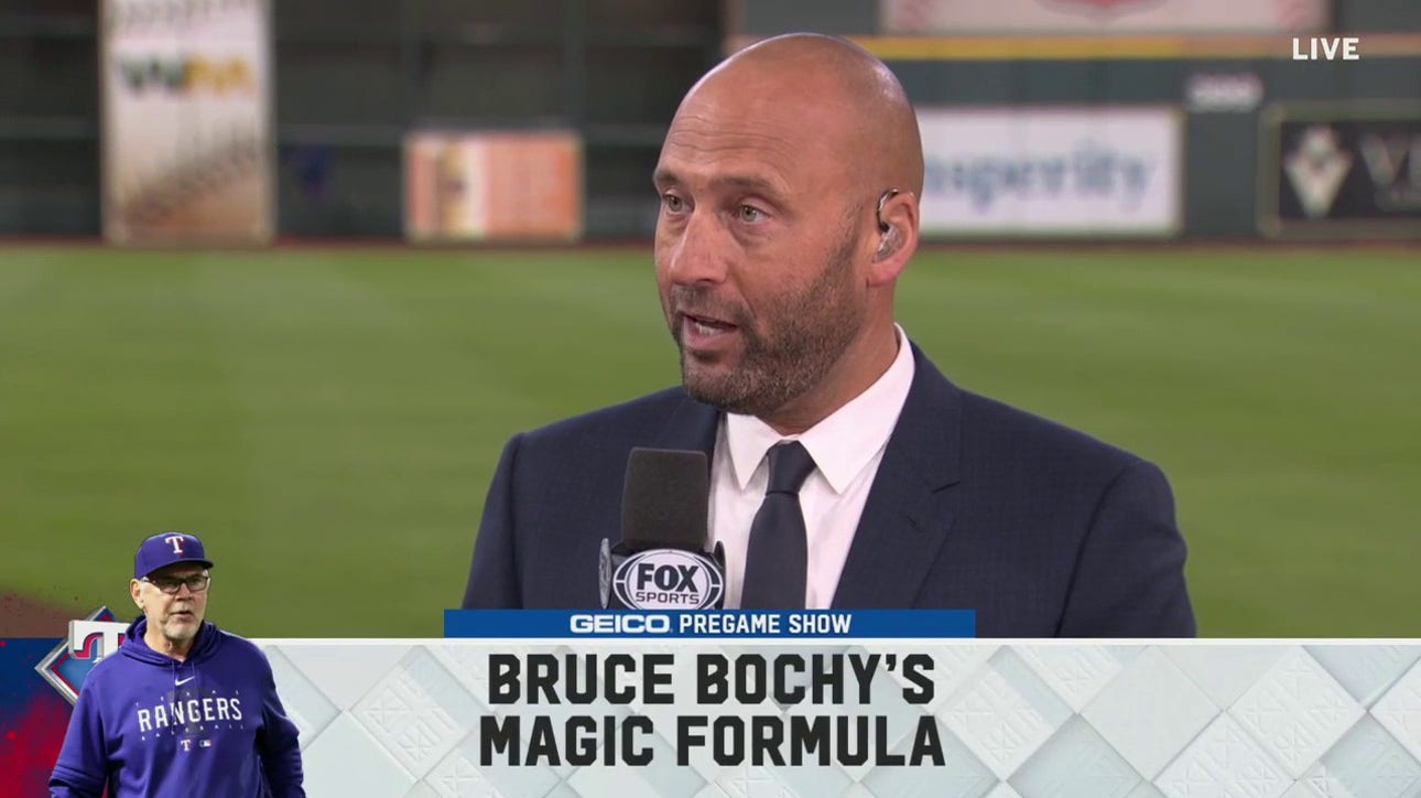 Derek Jeter and the 'MLB on FOX' crew discuss Bruce Bochy's 'Magic Formula' for Rangers in ALCS