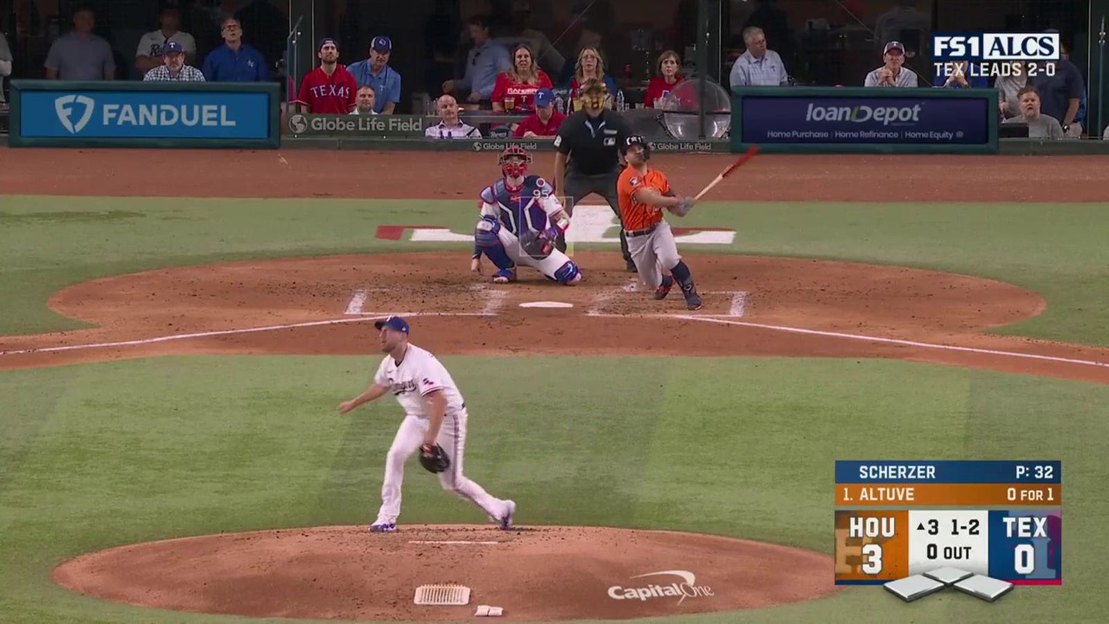 Jose Altuve smashes solo home run to extend Astros' lead over Rangers