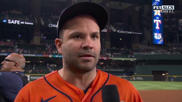 José Altuve speaks on the Astros' Game 3 win over the Rangers in the ALCS