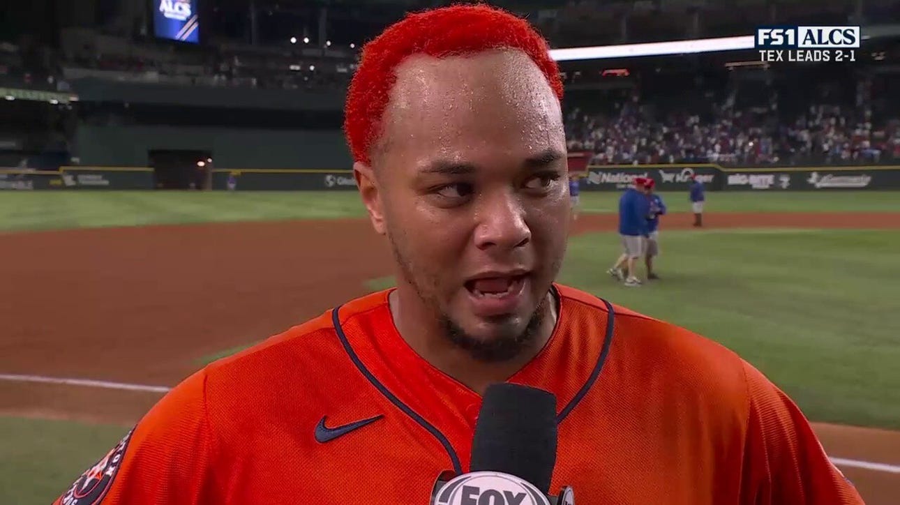 'One game at a time' — Martín Maldonado after Astros defeat Rangers in Game 3 of ALCS