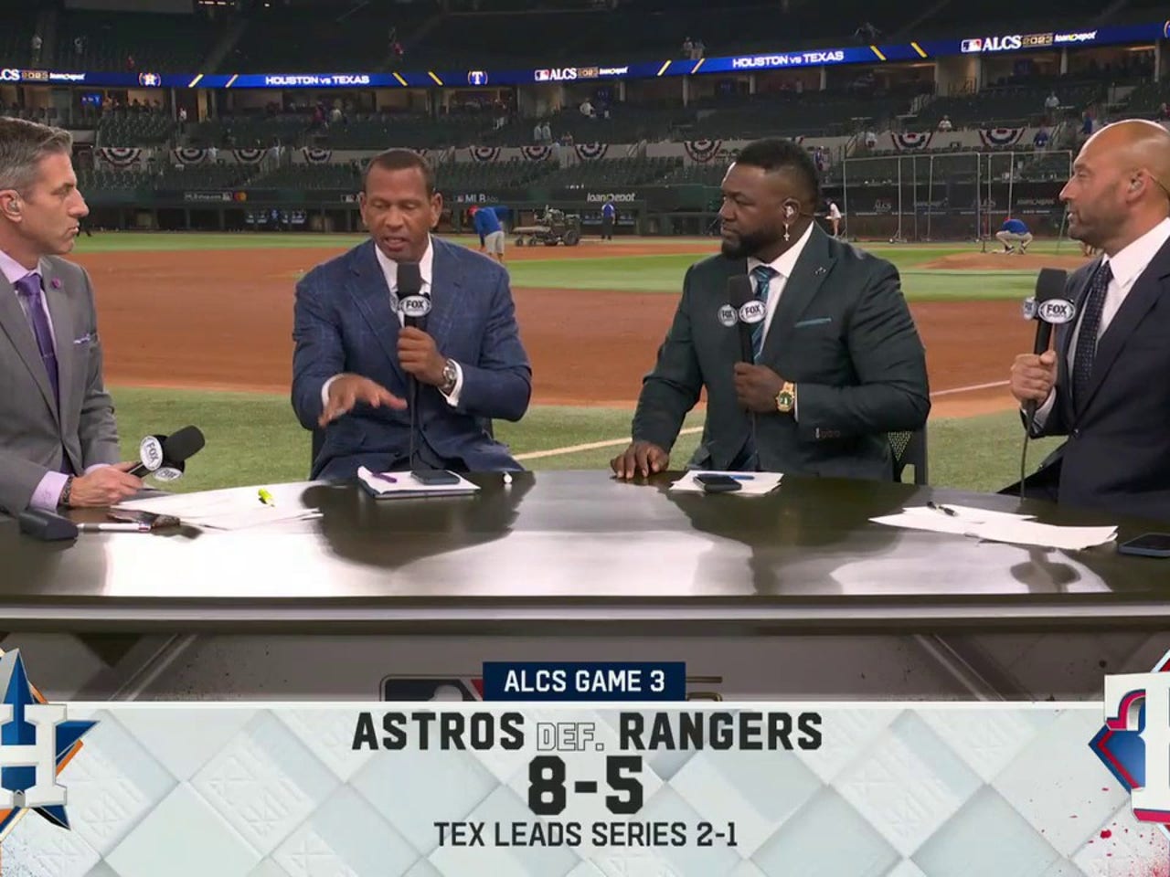 Houston Astros stay alive with a 8-5 road win over the Texas