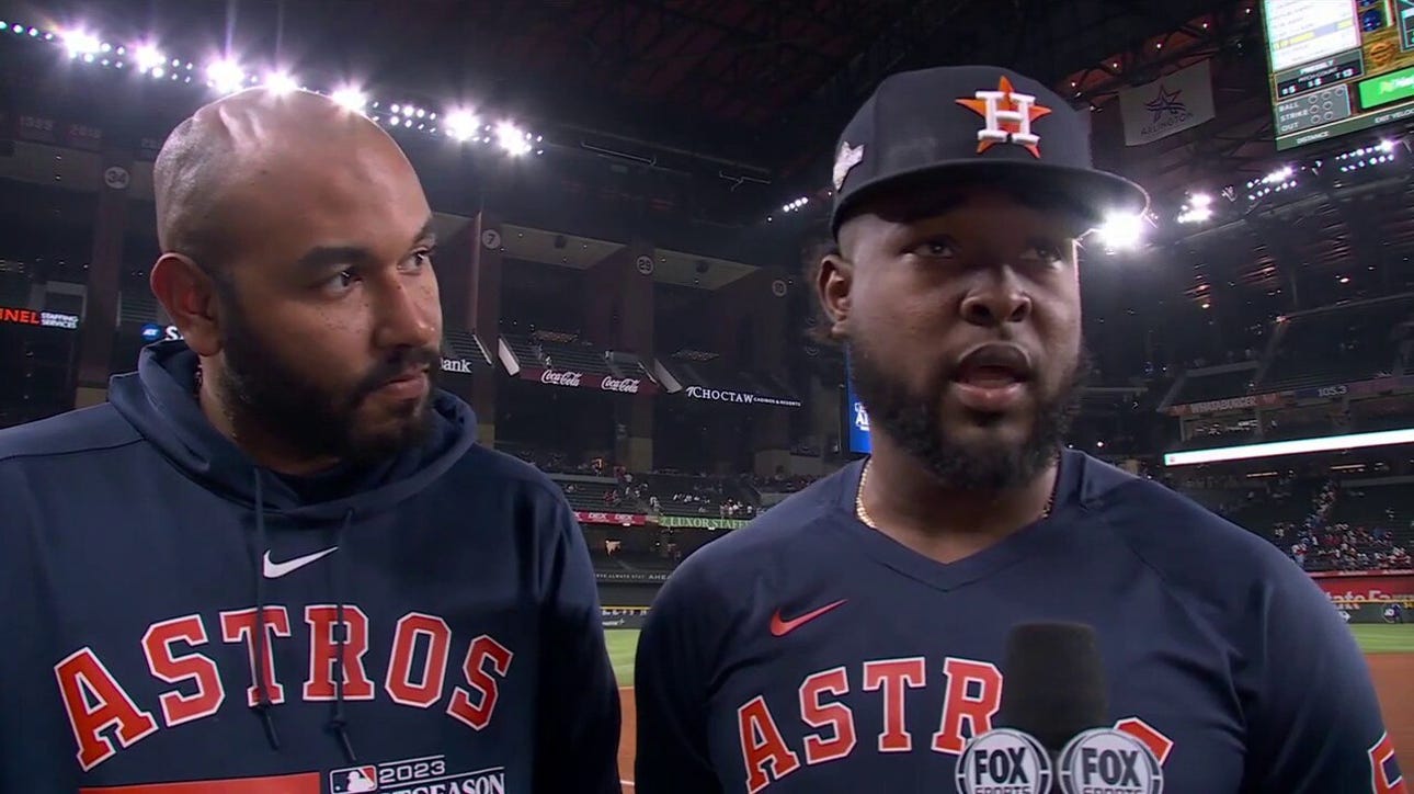 Astros' Cristian Javier reflects on HUGE Game 3 win and stepping up in big moments