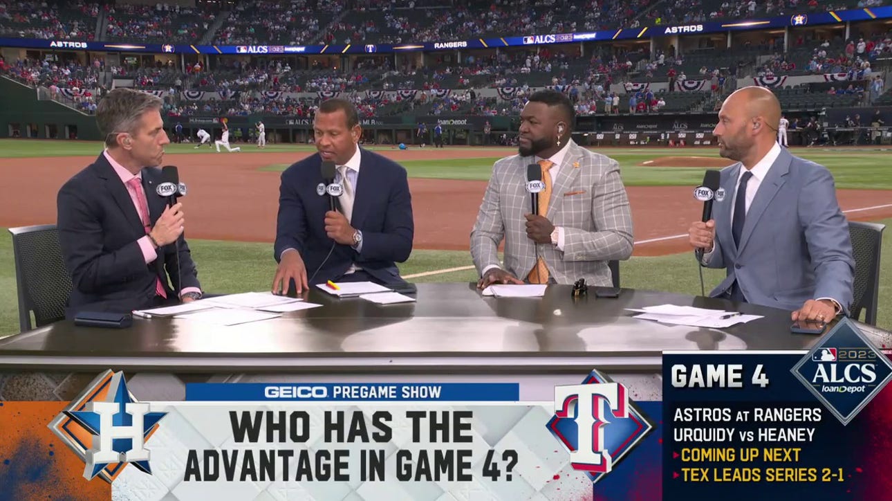 Who has the advantage in Game 4 of the ALCS? The 'MLB on FOX Pregame' crew discusses