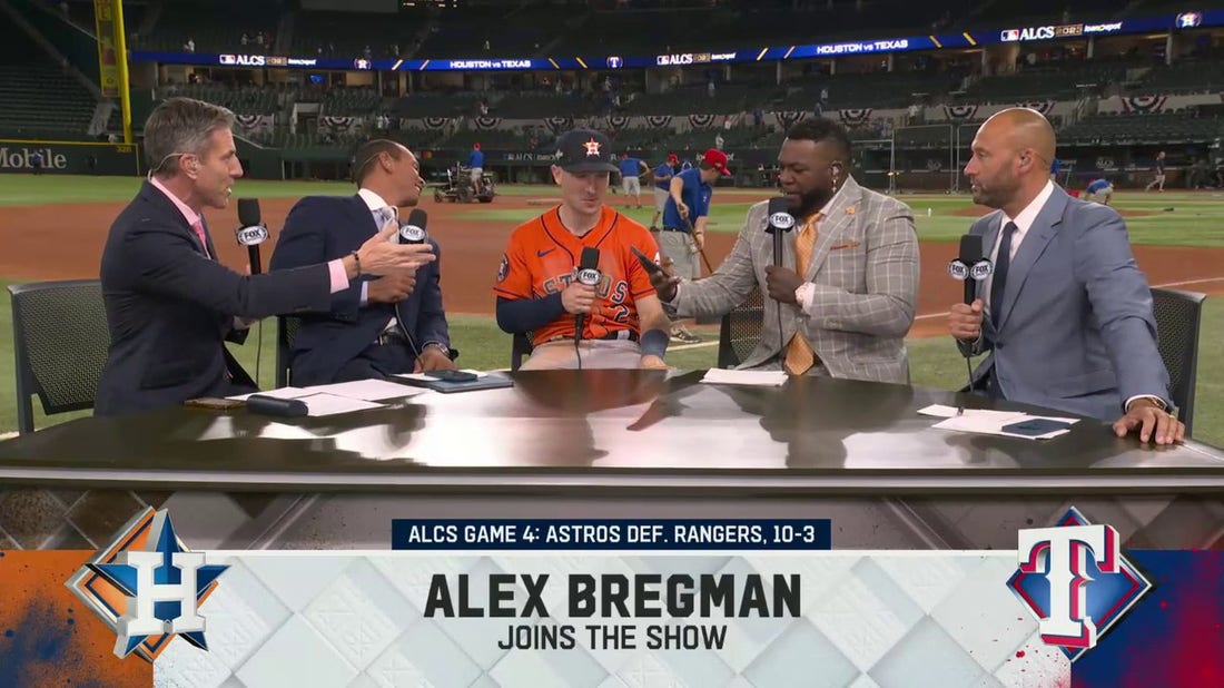 Alex Bregman reflects on Astros' series-tying victory vs. Rangers | MLB on FOX