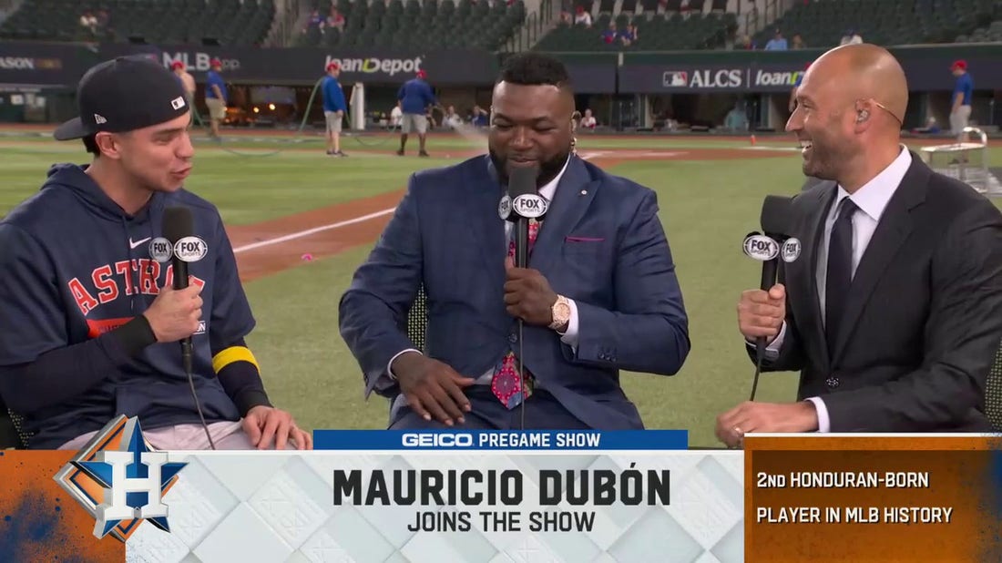 That is World Series Champion Mauricio Dubon you refer to now