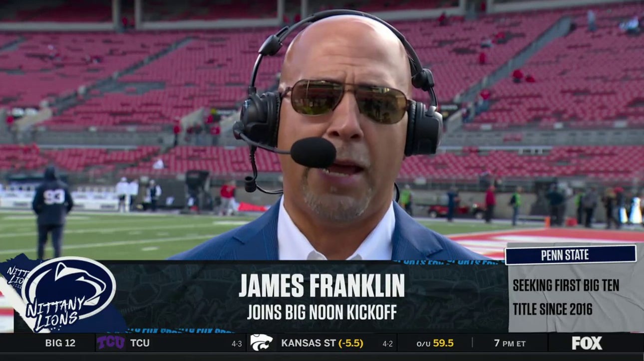 Penn State HC James Franklin joins 'Big Noon Kickoff' to discuss Nittany Lions' matchup vs. Ohio State