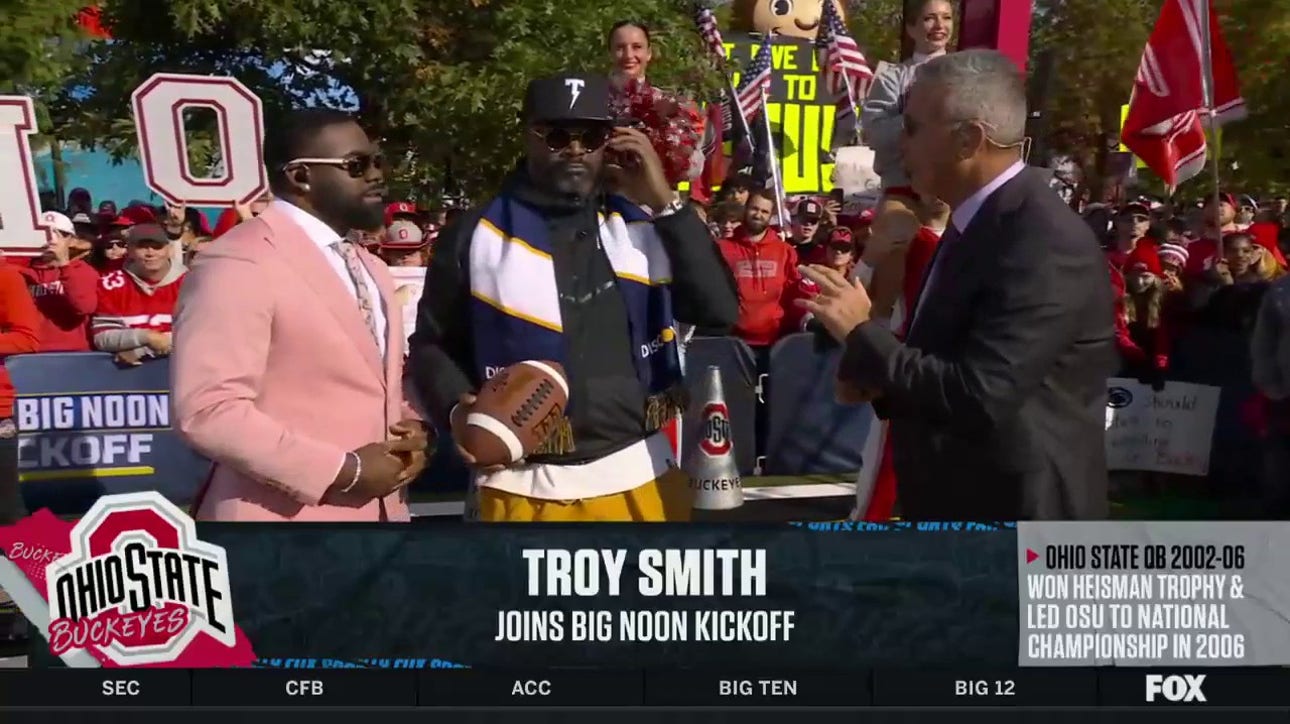 Former Ohio State legend Troy Smith joins 'Big Noon Kickoff' to discuss Buckeyes vs. Nittany Lions