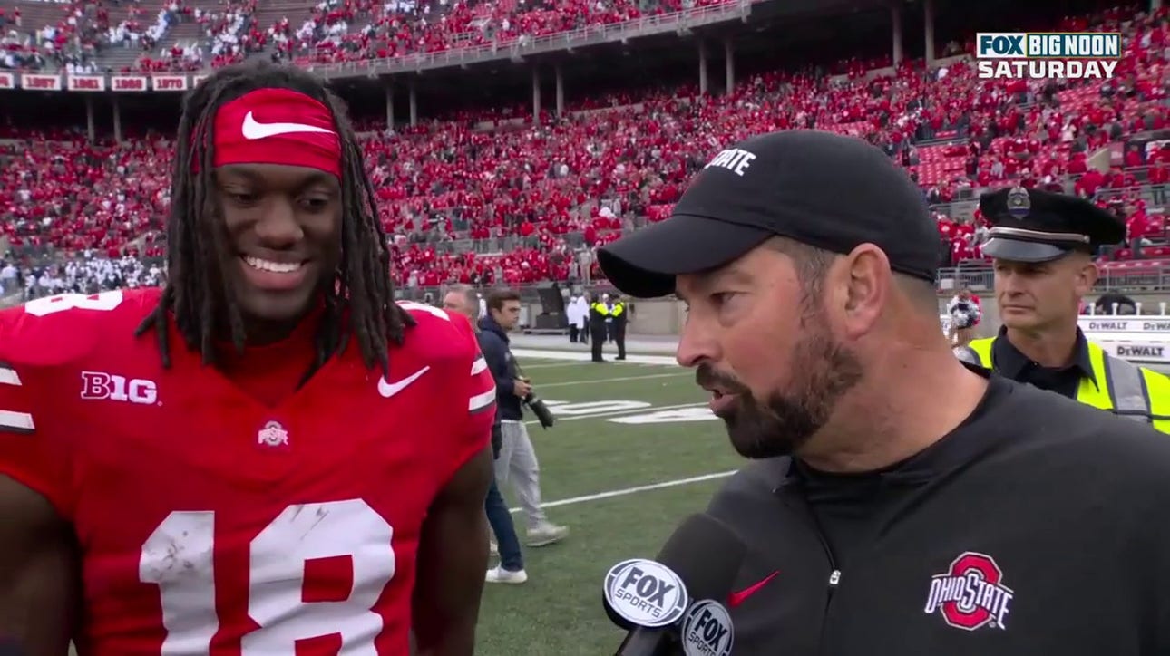 'Our defense played unbelievable' - Marvin Harrison Jr., Ryan Day on Ohio State's DOMINATING win