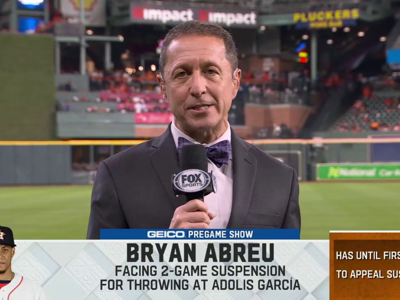 Houston Astros Bryan Abreu appealing his 2-game suspension