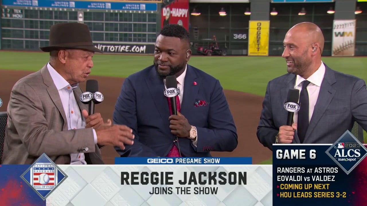 Reggie Jackson joins Derek Jeter and the 'MLB on FOX' crew to discuss Jose  Altuve's dominant October and Astros organization