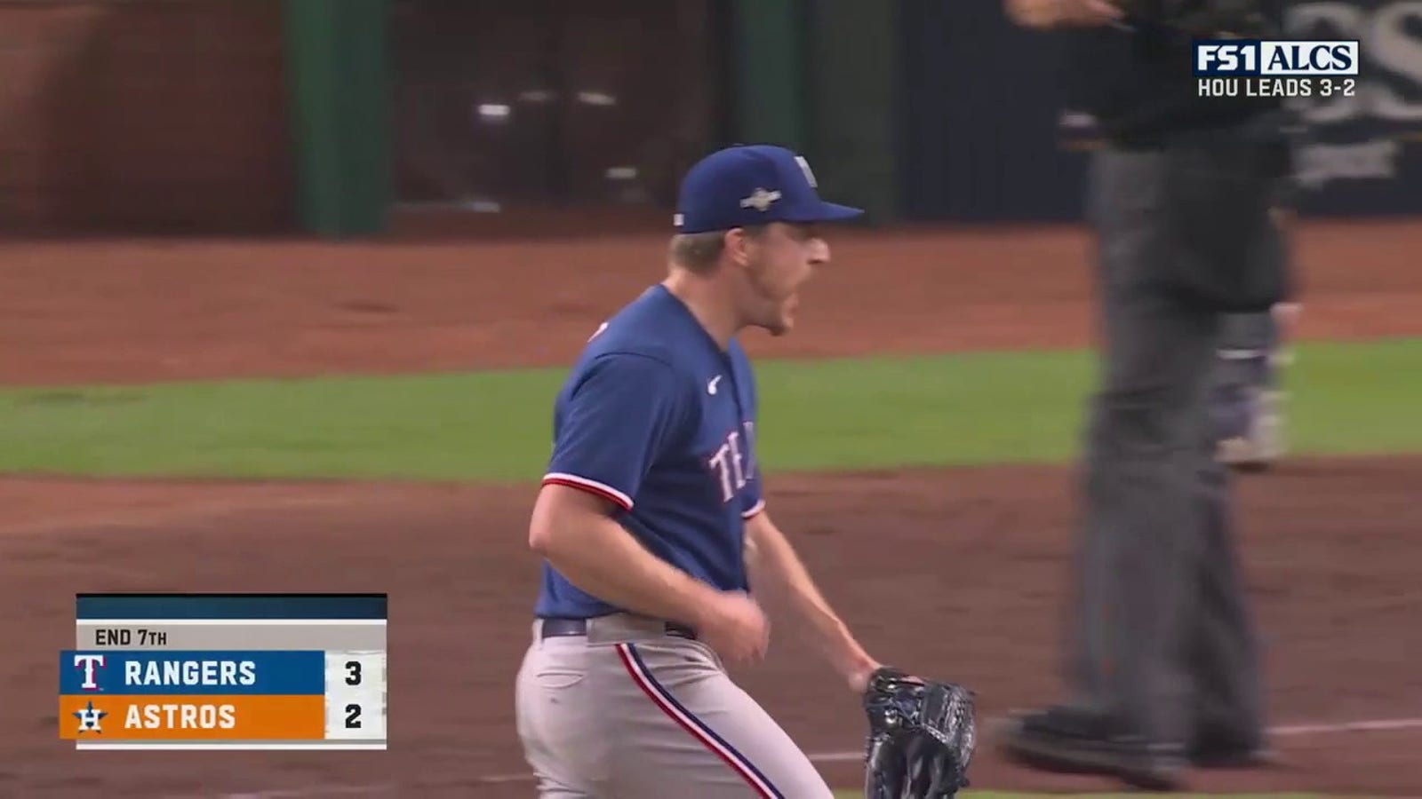 Josh Sborz gets Rangers out of seventh inning after Astros' Michael Brantley grounds out into a double play