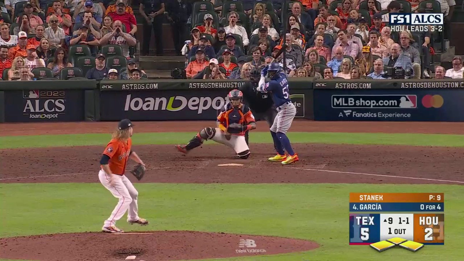Adolis García hits GRAND SLAM to blow Game 6 open