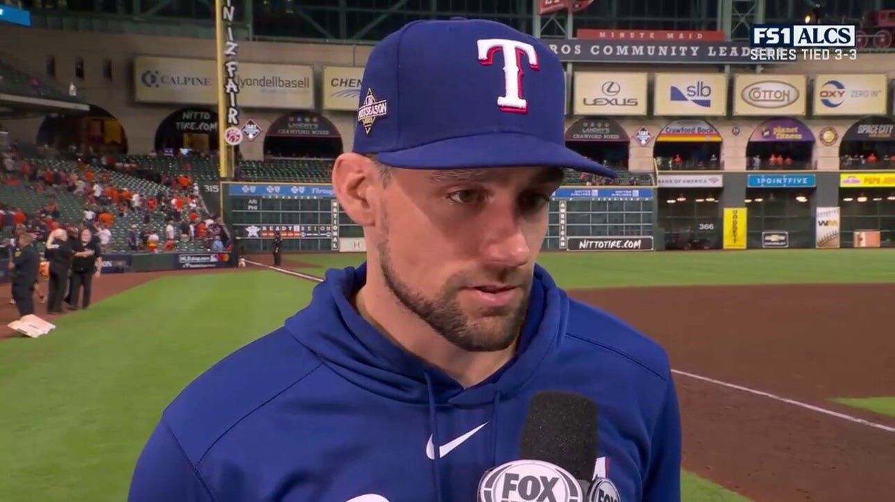 'We did a great job answering back' — Nathan Eovaldi on helping Rangers defeat Astros in Game 6 of the ALCS