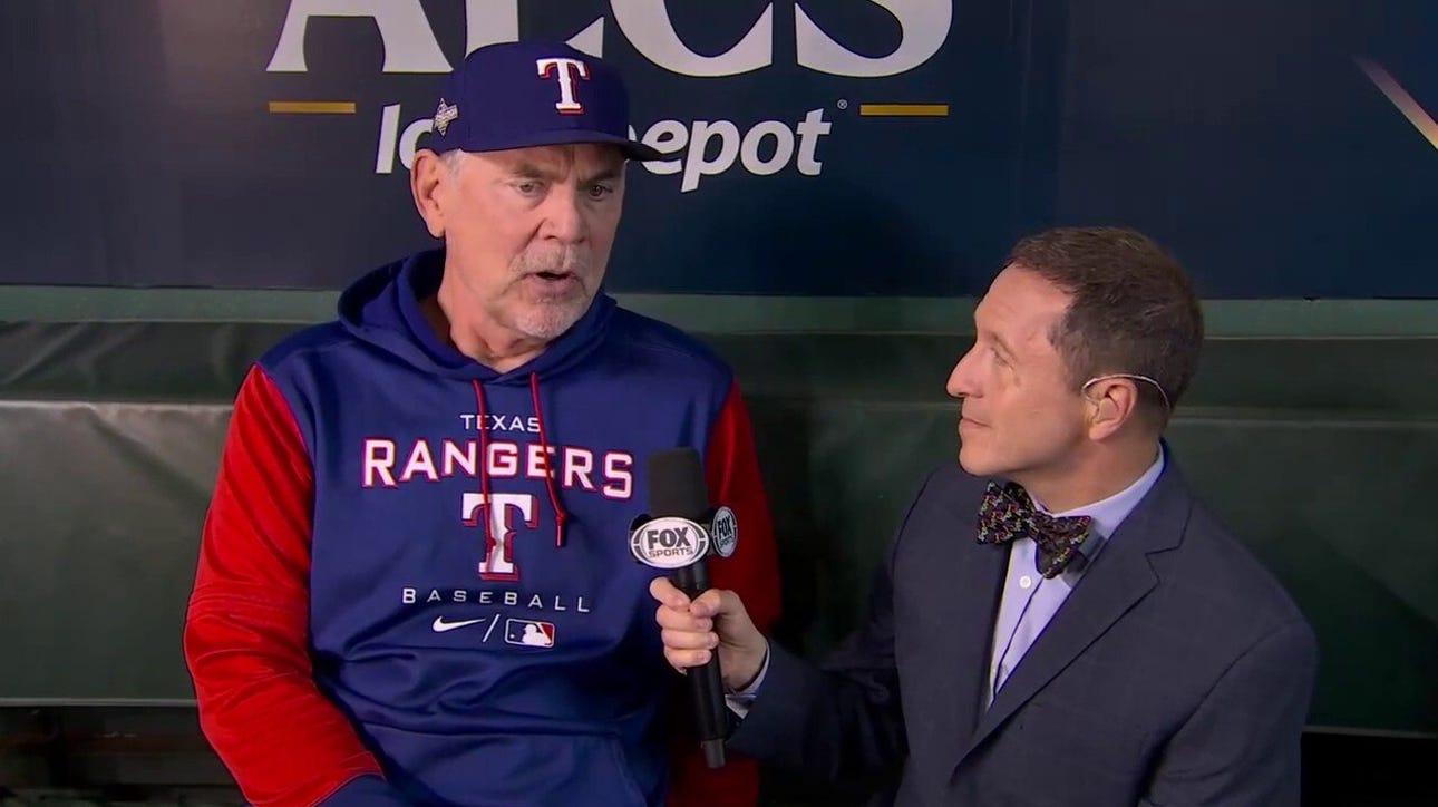 'Just be who you are, Max' - Rangers' Bruce Bochy on hopes for Max Scherzer in Game 7