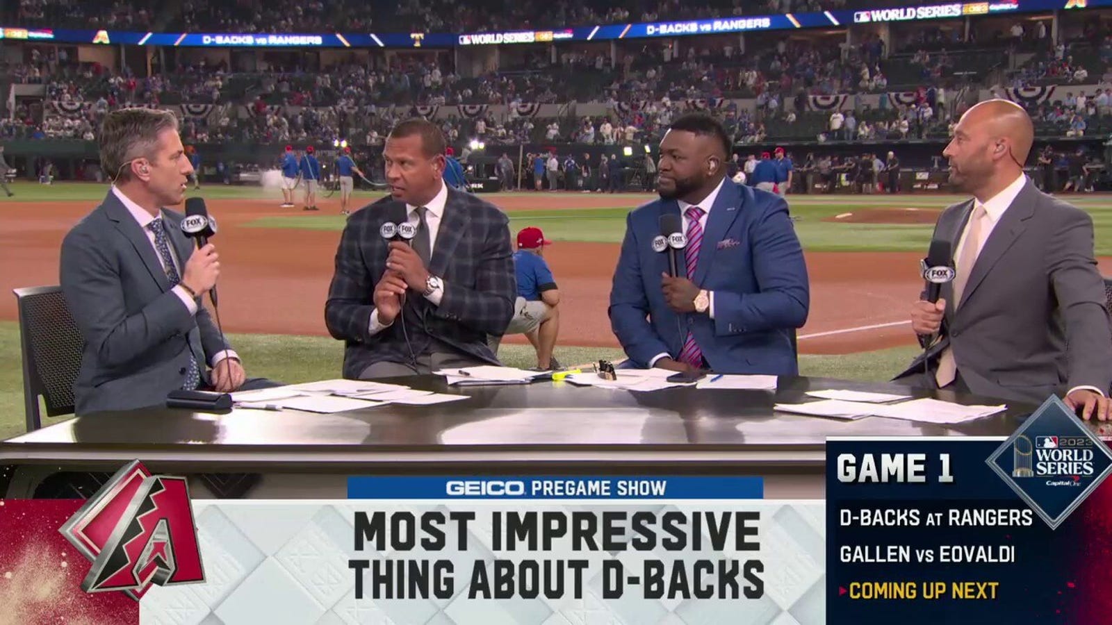 'All they do is win' - Derek Jeter and the 'MLB on FOX' crew break down the most impressive thing about the Diamondbacks