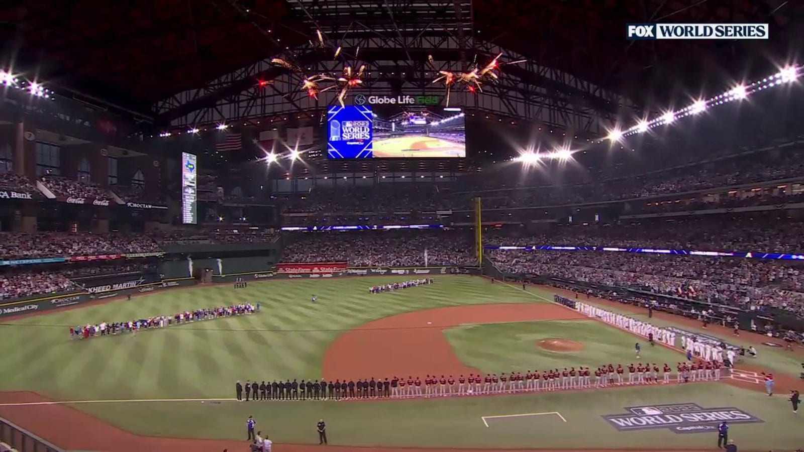 2023 World Series: Arizona Diamondbacks vs. Texas Rangers lineup ceremony