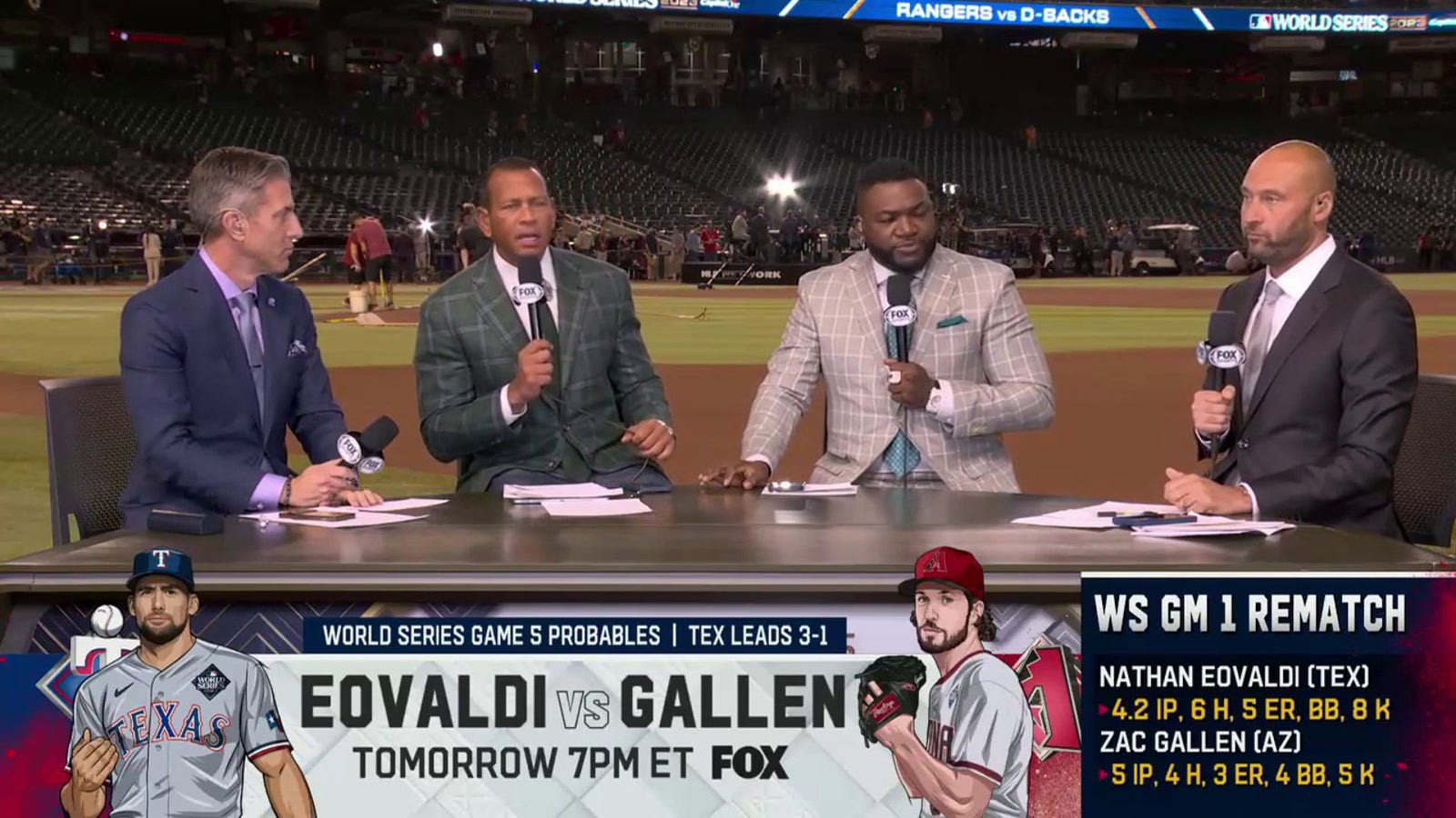 Previewing Rangers' Nathan Eovaldi vs. D-backs' Zac Gallen in Game 5