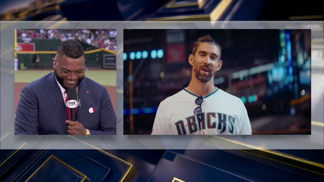 23-time Olympic gold medalist Michael Phelps shares a special message with David Ortiz | MLB on FOX