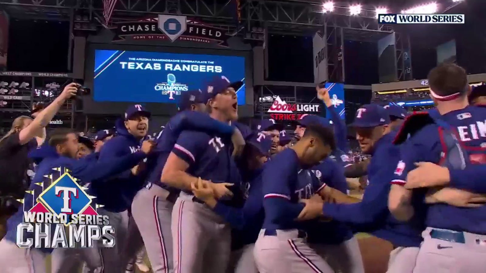 Rangers win first World Series in franchise history after defeating D-backs 5-0 in Game 5