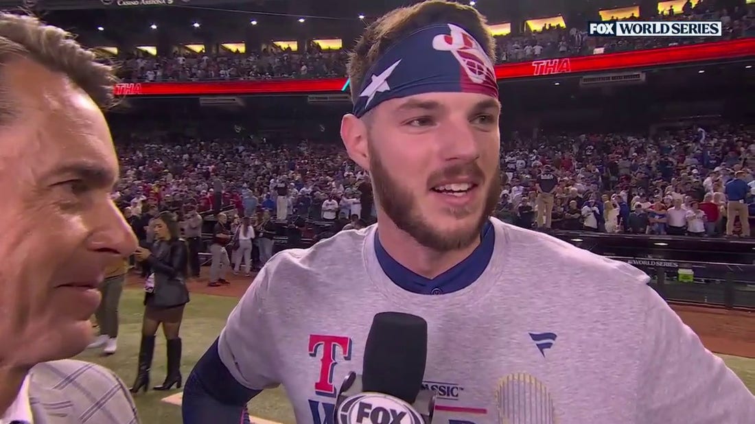 'One of the coolest moments of my life' — Rangers' Jonah Heim on catching the final out to win the World Series