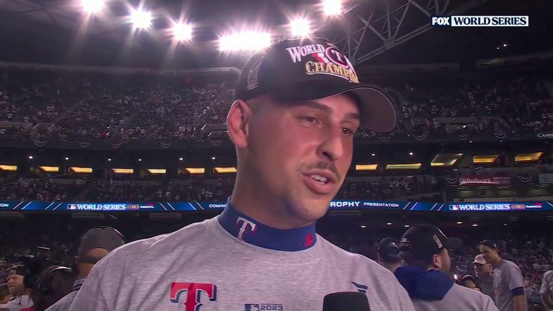 'We just got a group of winners' — Nathaniel Lowe tells Ken Rosenthal how special the Rangers' team is after winning World Series