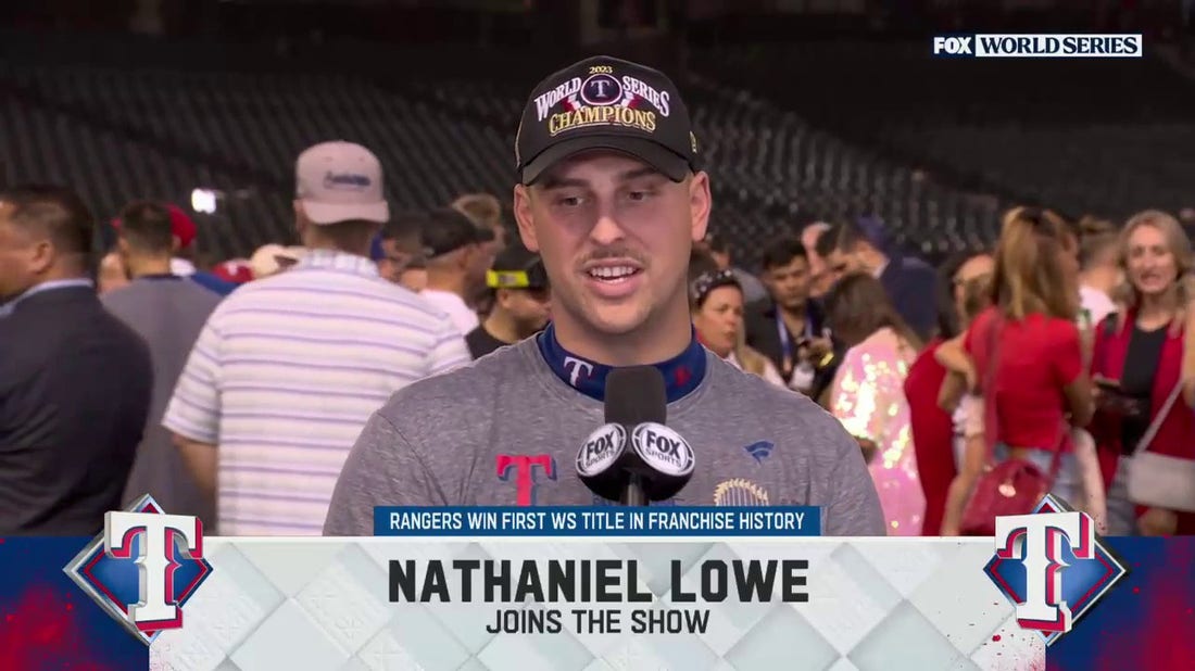 Rangers' Nathaniel Lowe shares heartfelt message to his mother after winning the World Series