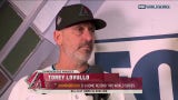 Diamondbacks' manager Torey Lovullo gives praise to his team after World Series loss to Rangers | MLB on FOX