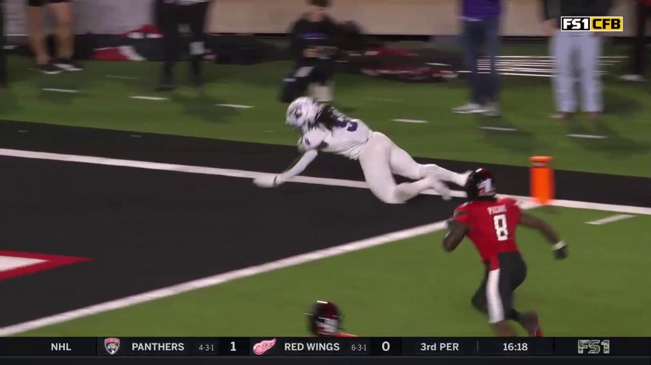 TCU's Emani Bailey rushes for a 16-yard TD to narrow the gap against Texas Tech