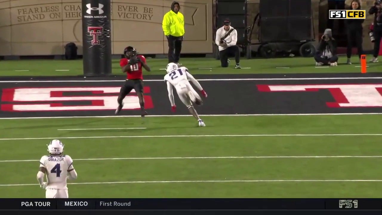 Behren Morton hits Drae McCray on a 44-yard TD pass, extending Texas Tech's lead vs. TCU