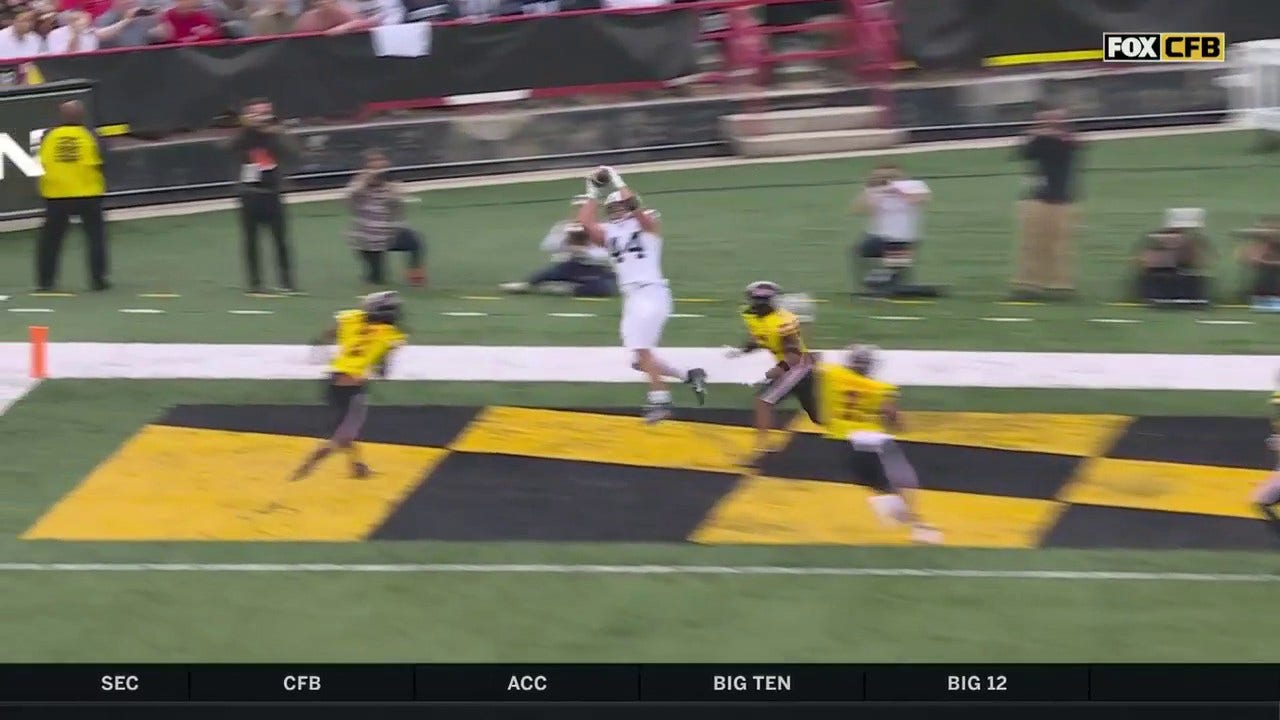 Penn State's Tyler Warren Makes An UNREAL 8-yard TD Reception To Grab A ...