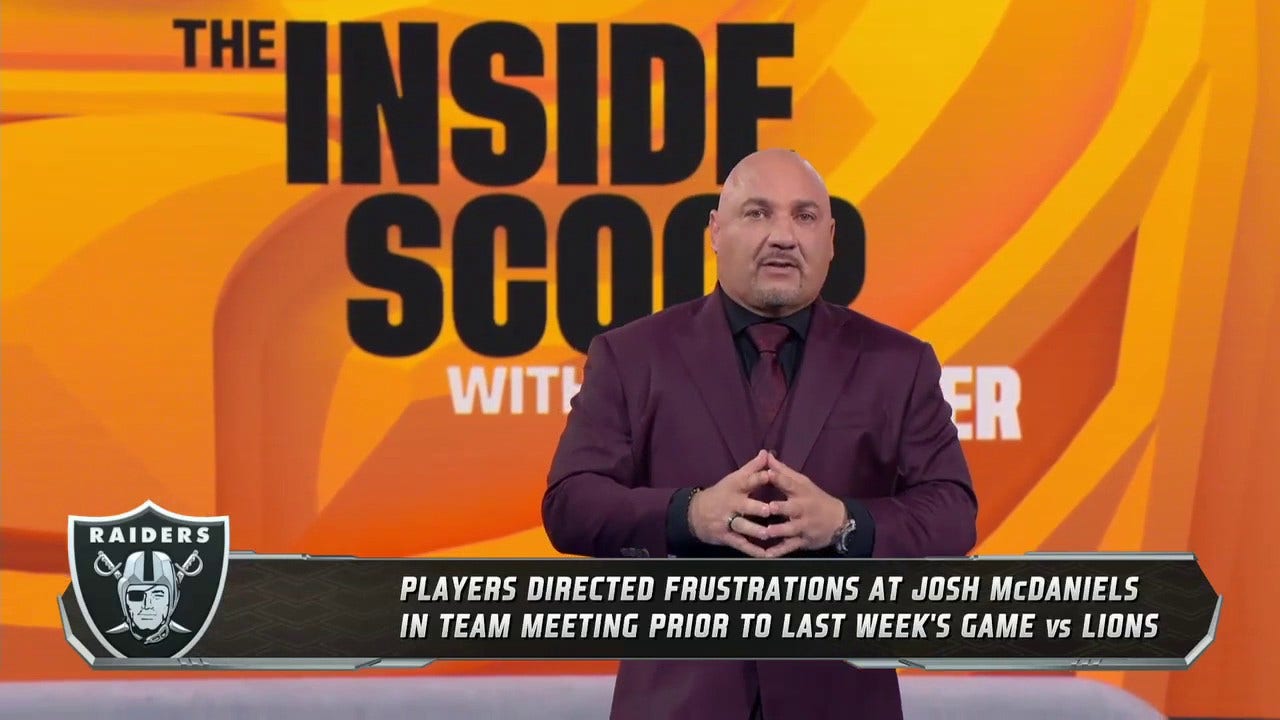 Jay Glazer breaks down details of what led up to Raiders' decision to part  ways with Josh McDaniels | FOX NFL Sunday