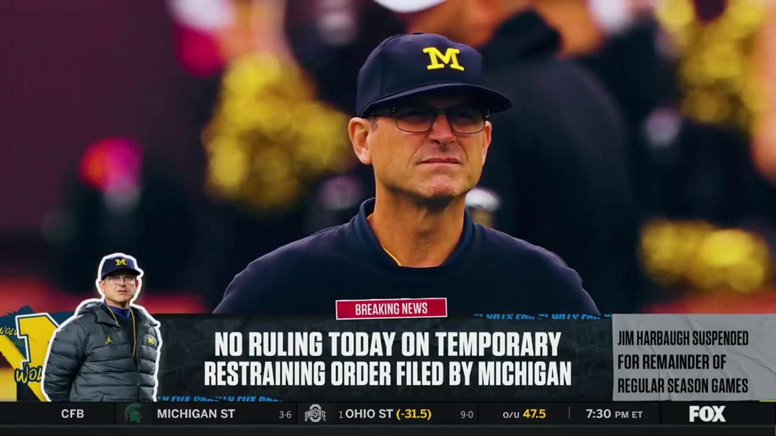 'Big Noon Kickoff' talks about the latest updates around Harbaugh