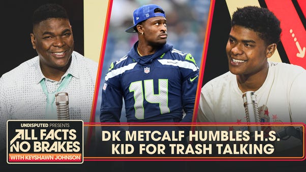 DK Metcalf, Seahawks WR Humbles High School Kid for Trash Talking | All Facts No Brakes