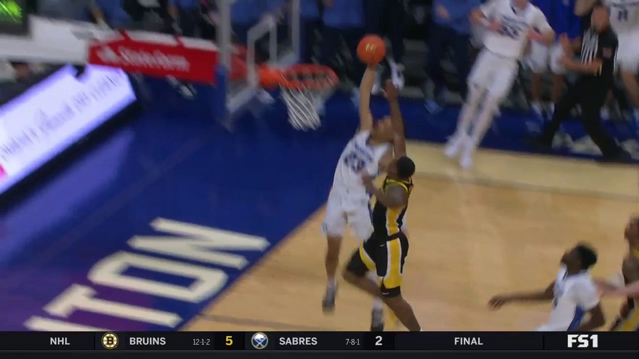 Creighton's Trey Alexander throws down a MONSTER tomahawk dunk to extend the lead over Iowa
