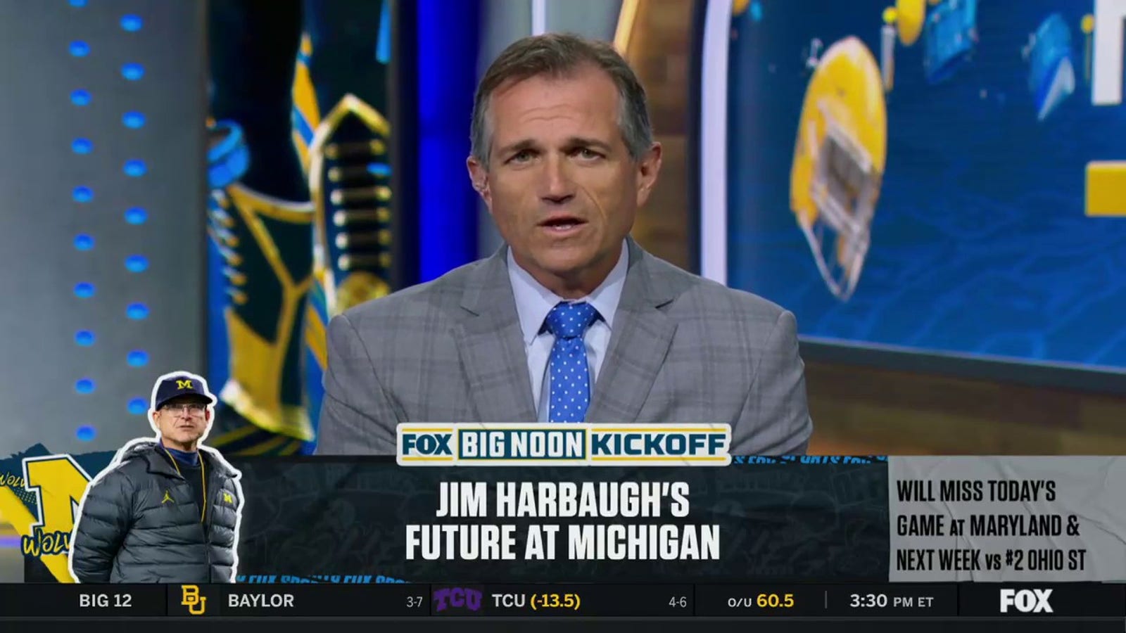 Bruce Feldman: 'It would not be surprising if Jim Harbaugh could be suspended for the bulk of the 2024 season'