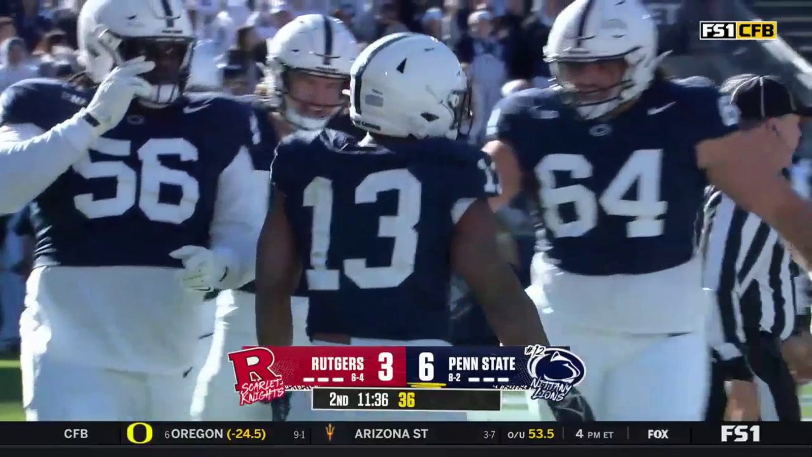 Kaytron Allen punches in TD to give Penn State the lead over Rutgers