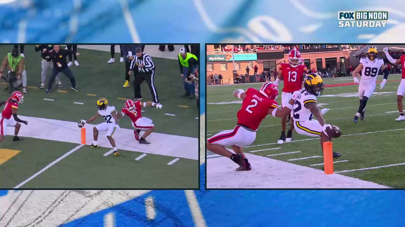 Semaj Morgan shows off ELITE athleticism in wild 13-yard rushing TD as Michigan extends lead over Maryland