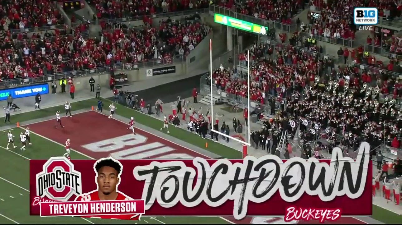 TreVeyon Henderson rips off a 75-yard TD to extend Ohio State's lead vs. Minnesota