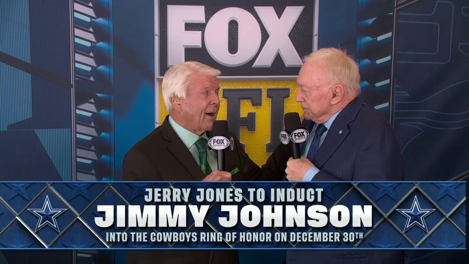 Jimmy Johnson reaches Cowboys immortality, as Jerry Jones tells him he will be inducted to the team’s ring of honor