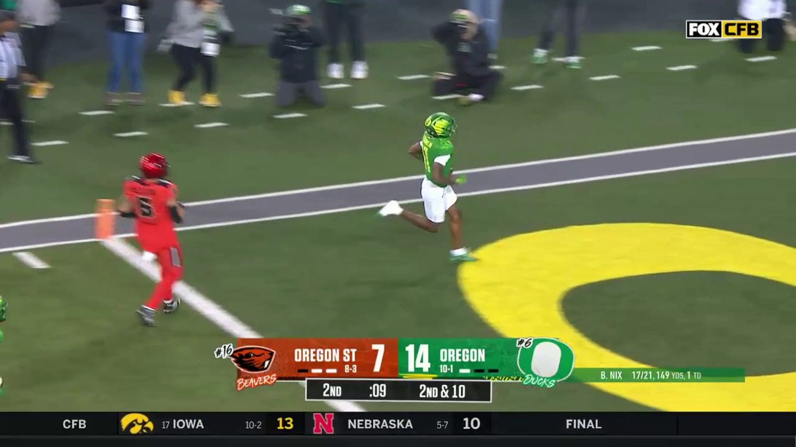 Oregon defeats Oregon State 31-7 for a spot in the Pac-12 title game - FOX Sports