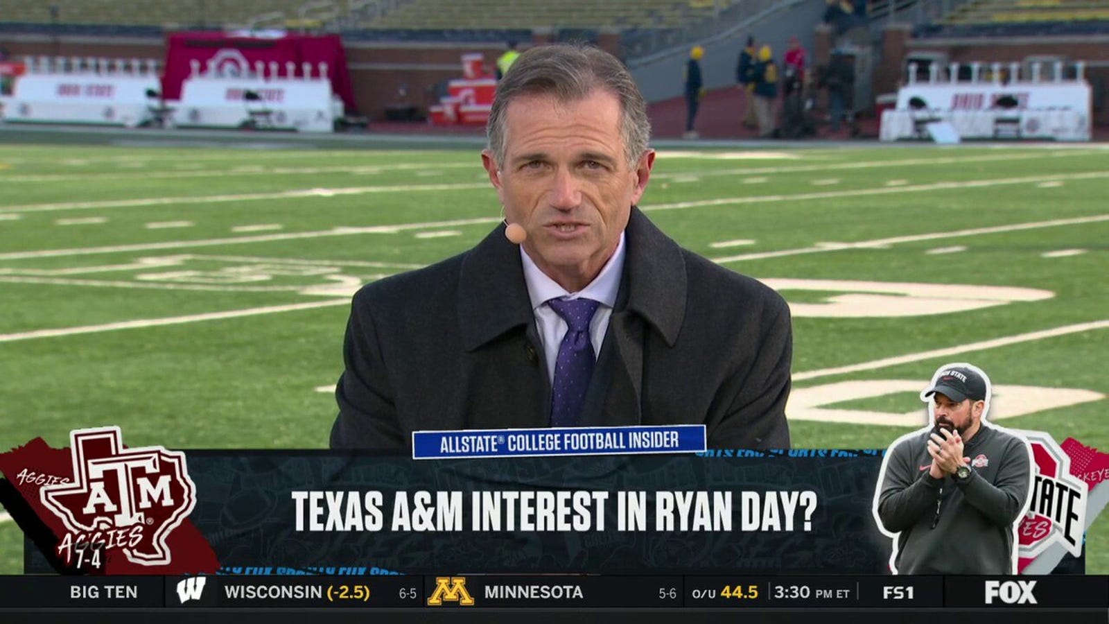 Texas A&M interest in Ohio State head coach Ryan Day?