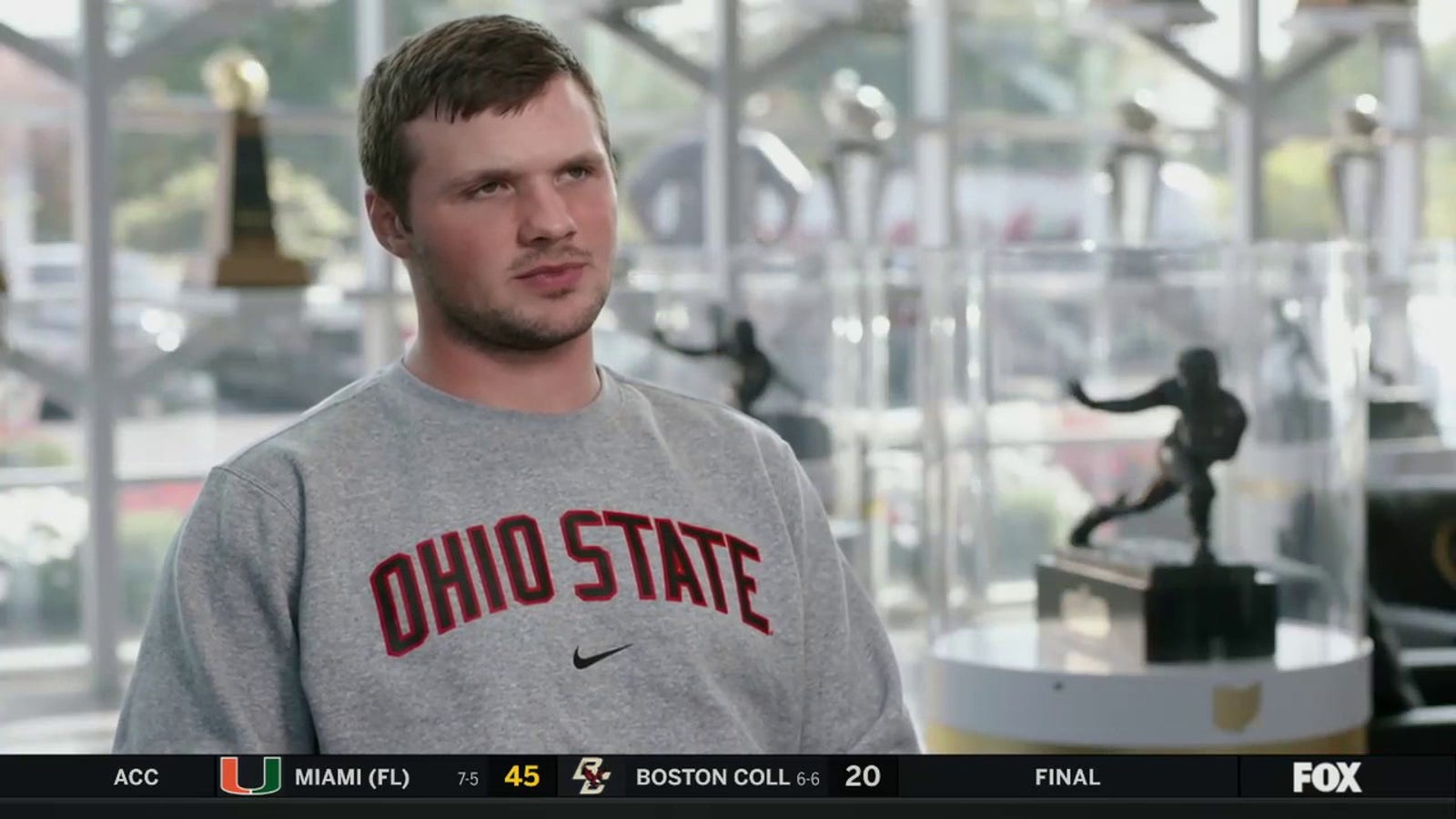 Ohio State's Kyle McCord reflects on being winless against Michigan