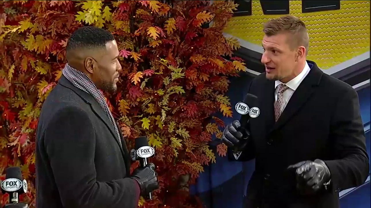 Rob Gronkowski and Michael Strahan reminisce on storied Patriots-Giants rivalry | FOX NFL Sunday