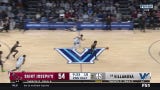 Lynn Greer III gets the steal and lays it up in transition to extend Saint Joseph's lead over Villanova