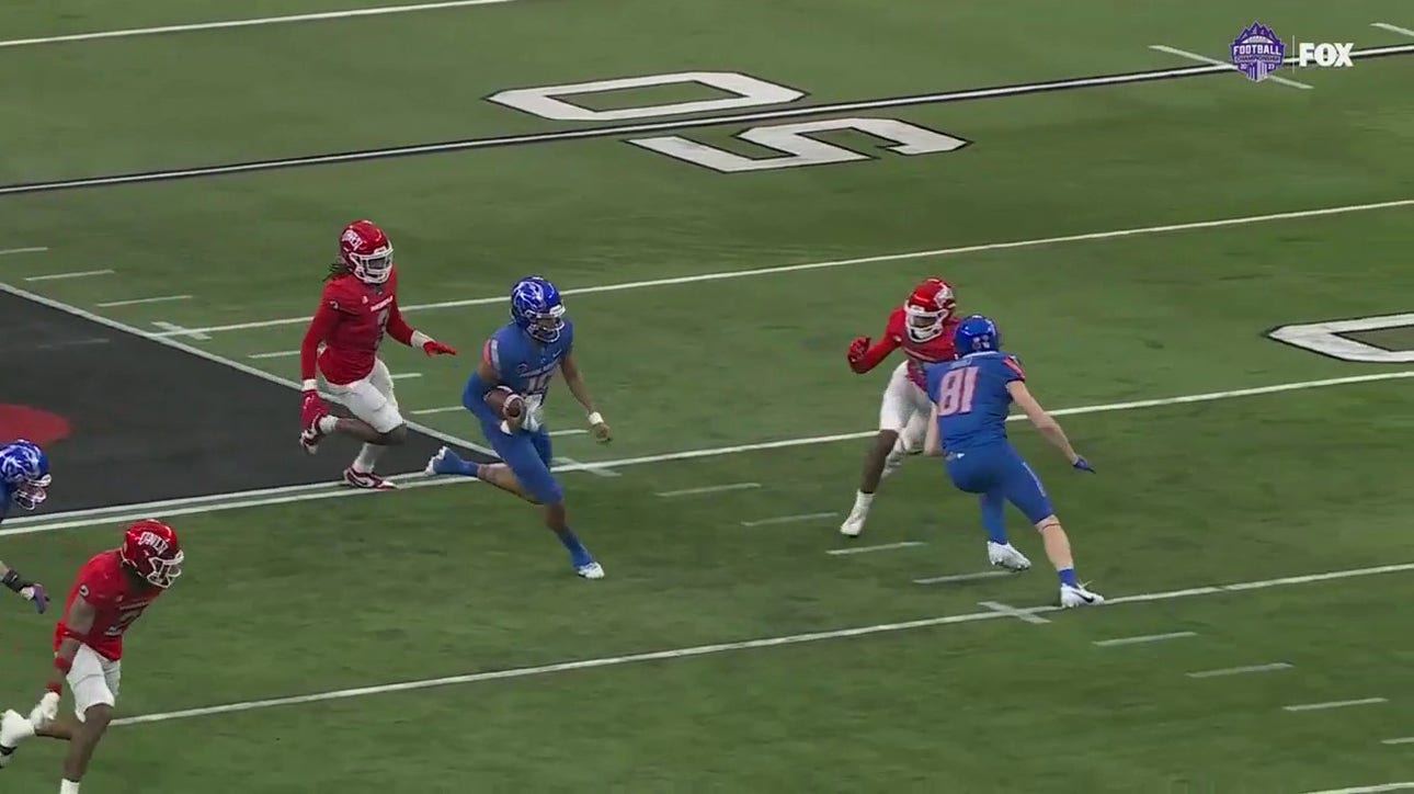 Taylen Green rushed 70 yards for a touchdown, extending Boise State's lead vs. UNLV
