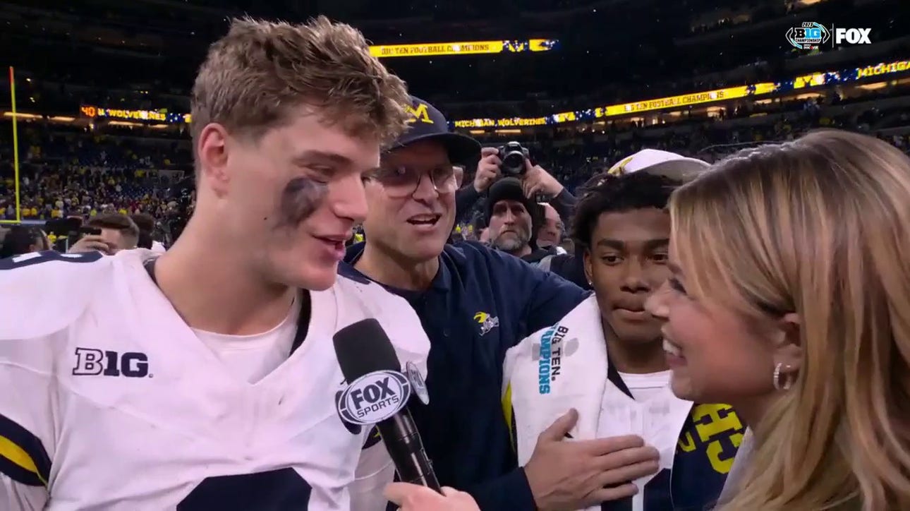 'I'm nothing without them' - Michigan QB J.J. Mccarthy praises teammates after win over Iowa