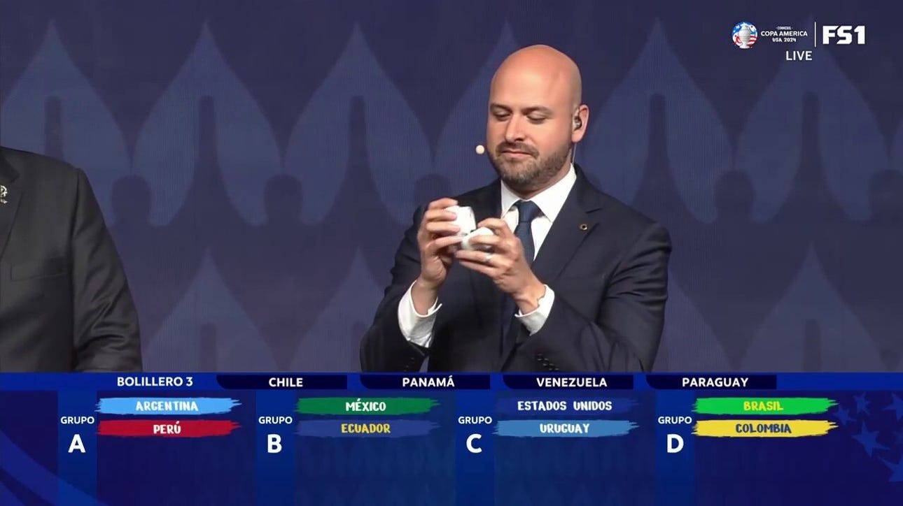 Chile, Venezuela, Panama and Paraguay selected from Pot 3 | 2024 Copa América draw