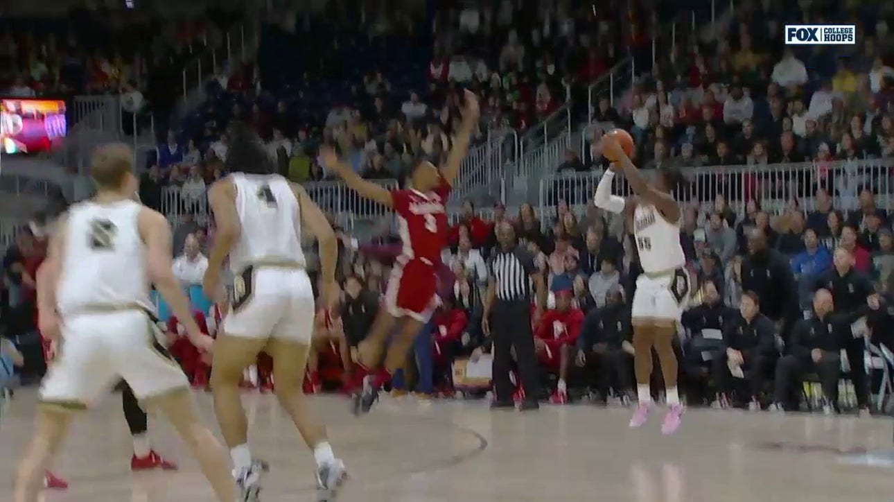 Purdue's Lance Jones sinks a deep 3-pointer and gets the and-1 against Alabama