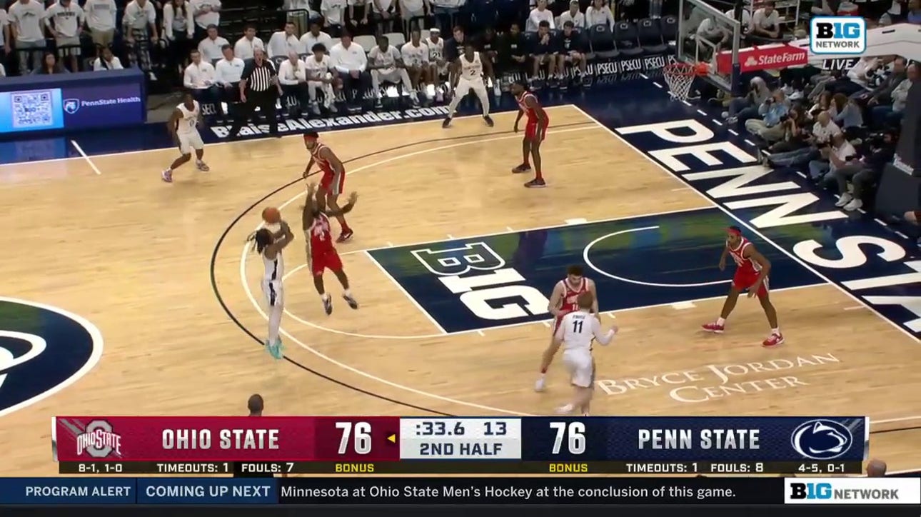 Ace Baldwin Jr.'s 3-point dagger completes Penn State's 18-point comeback win vs. Ohio State
