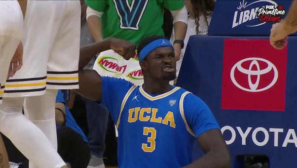 Adem Bona finishes a TOUGH And-1 to help UCLA extend lead over Villanova